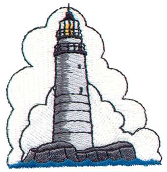 Lighthouse Machine Embroidery Design