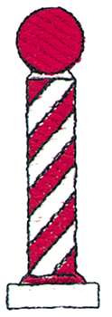 Barber Pole Machine Embroidery Design