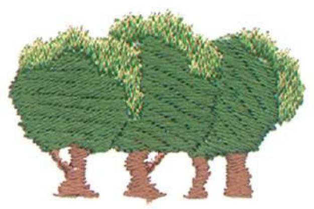 Picture of Four Trees Machine Embroidery Design