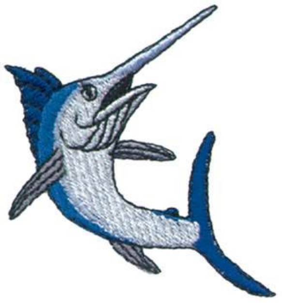 Picture of Marlin Machine Embroidery Design
