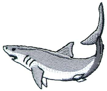 Mako Shark Machine Embroidery Design