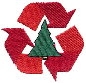 Recycle Paper Machine Embroidery Design