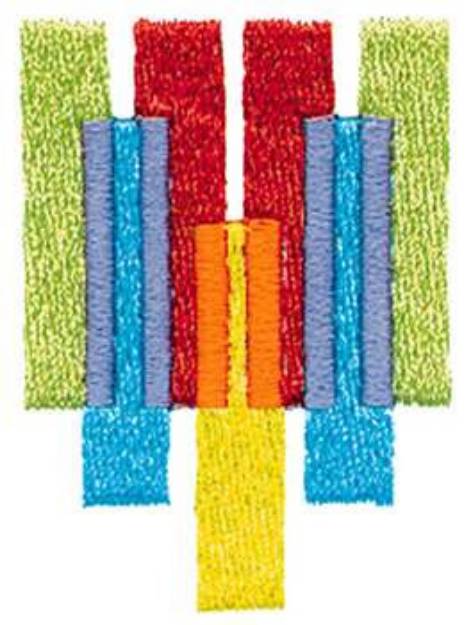 Picture of Abstract Machine Embroidery Design