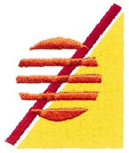 Picture of Abstract Machine Embroidery Design