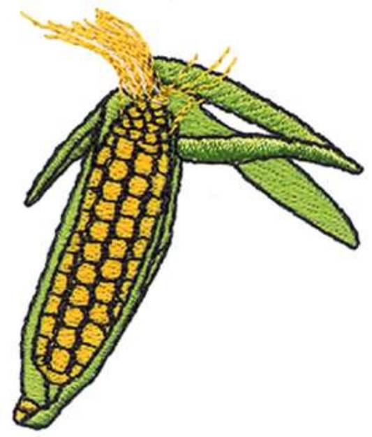 Picture of Corn On The Cob Machine Embroidery Design