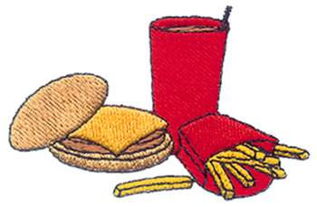 Combo Meal Machine Embroidery Design
