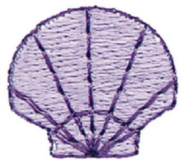 Picture of 1" Sea Shell Machine Embroidery Design