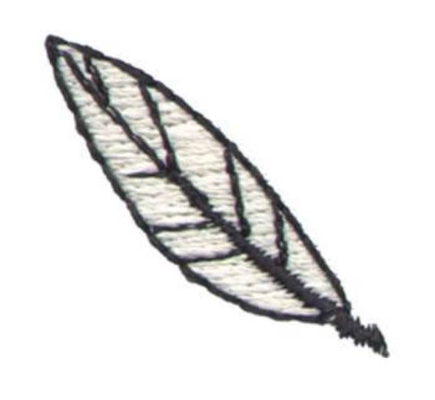 Picture of 1" Feather Machine Embroidery Design