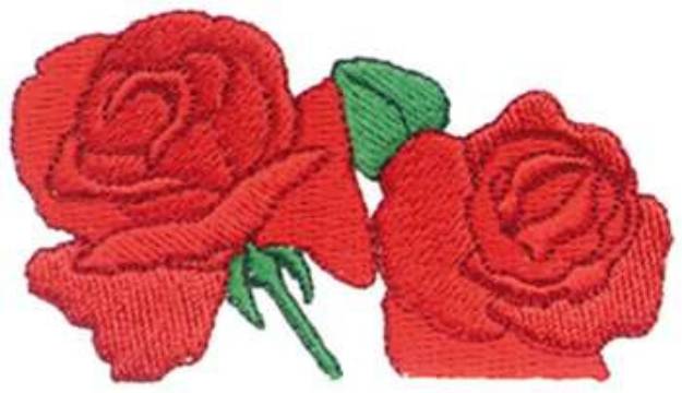 Picture of Rose Topper Machine Embroidery Design