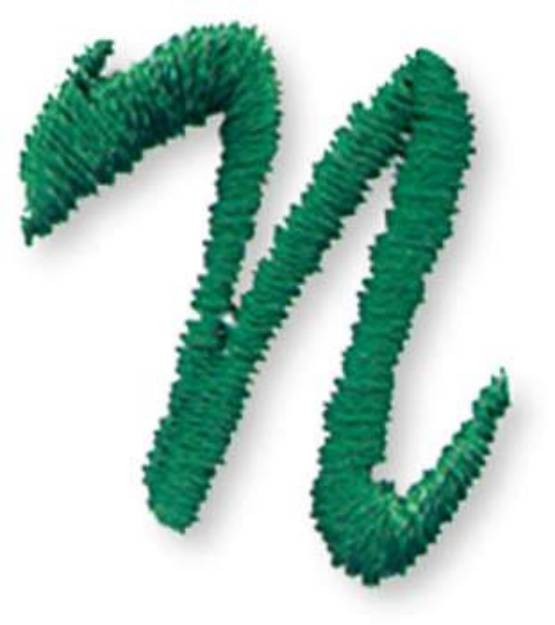Picture of Script-Letter N Machine Embroidery Design