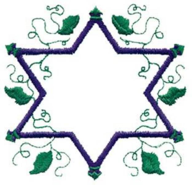 Picture of Star Border Machine Embroidery Design