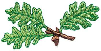 Oak Leaves Machine Embroidery Design