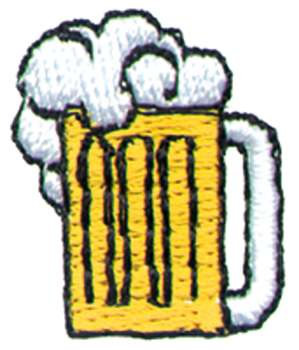 Beer Mug Machine Embroidery Design