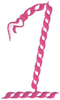 Rope Number 1 Machine Embroidery Design