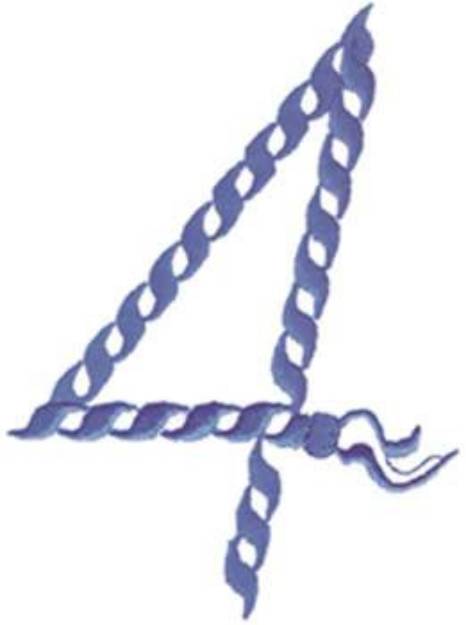 Picture of Rope Number 4 Machine Embroidery Design