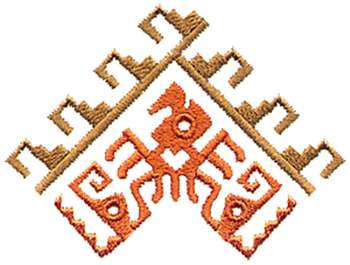 Aztec Motif Machine Embroidery Design