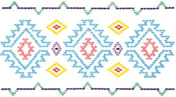 Beadwork Border Machine Embroidery Design
