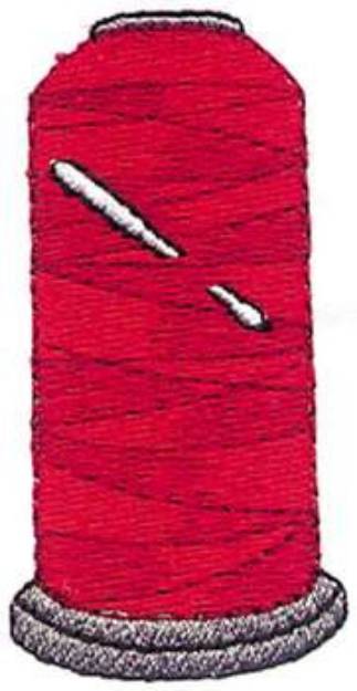 Picture of Cone Of Thread Machine Embroidery Design