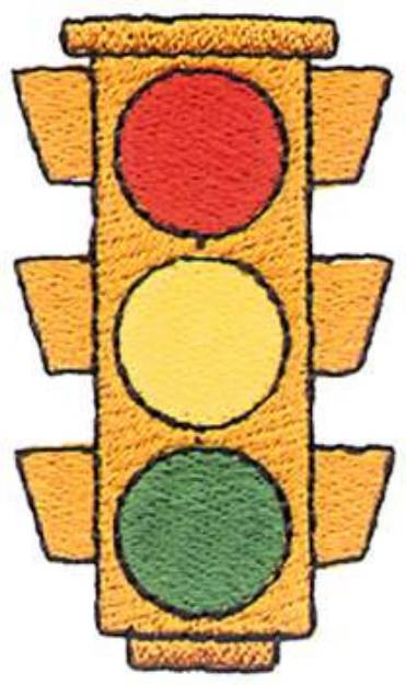 Picture of Traffic Light Machine Embroidery Design