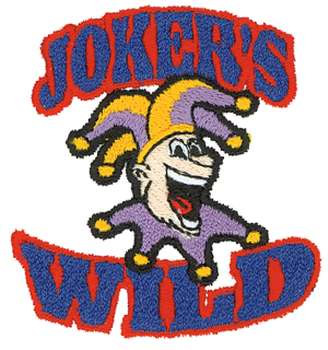 Jokers Wild Machine Embroidery Design