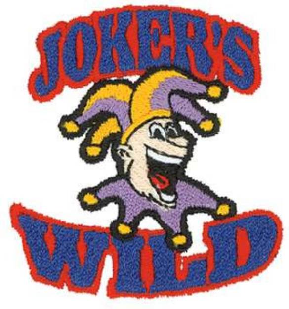 Picture of Jokers Wild Machine Embroidery Design