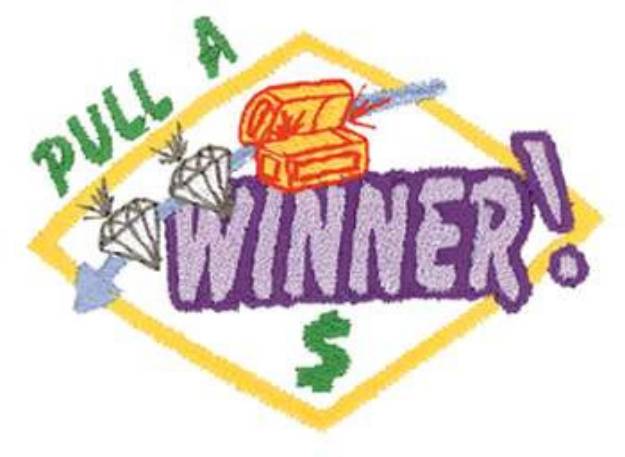 Picture of Pull A Winner Machine Embroidery Design