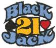 Picture of Blackjack Machine Embroidery Design