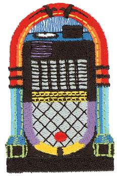 Jukebox Machine Embroidery Design