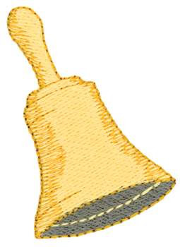 Hand Bell Machine Embroidery Design