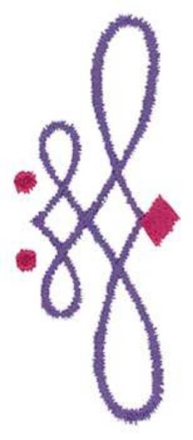 Picture of Scroll Accent Machine Embroidery Design