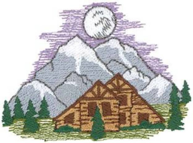 Picture of Chalet Scene Machine Embroidery Design