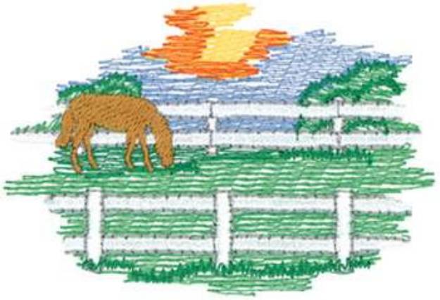 Picture of Kentucky Bluegrass Machine Embroidery Design