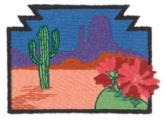 Picture of Desert Machine Embroidery Design