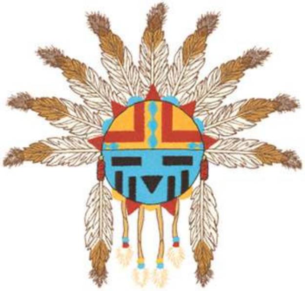 Picture of Kachina Machine Embroidery Design