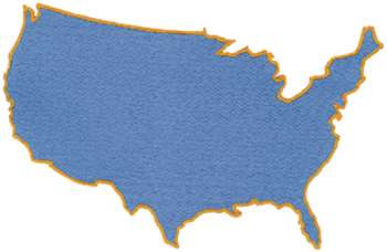United States Machine Embroidery Design