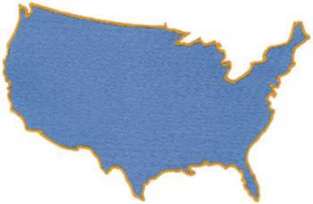 Picture of United States Machine Embroidery Design