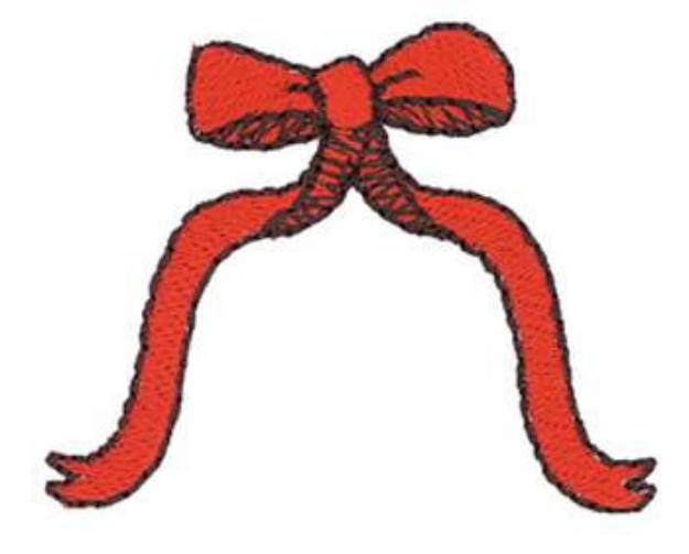 Picture of Bow Machine Embroidery Design