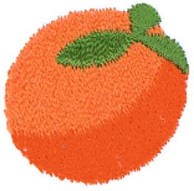 Picture of Orange Machine Embroidery Design
