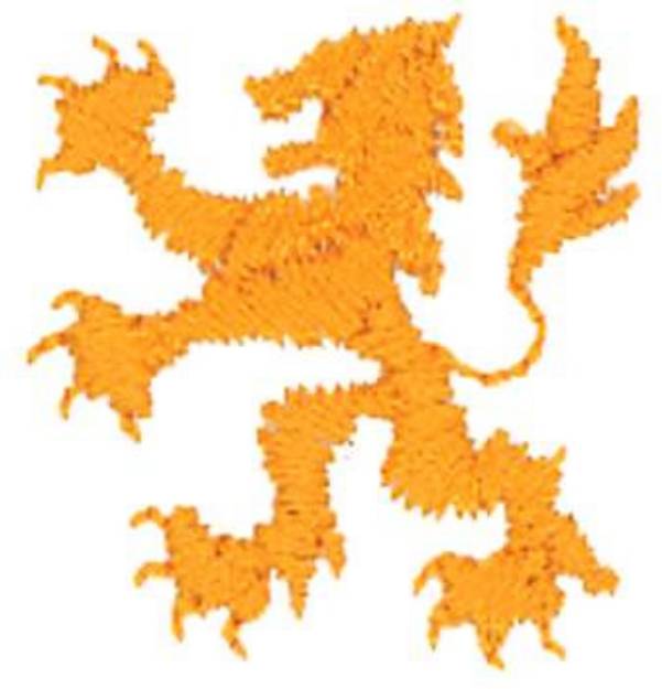 Picture of Heraldic Lion Machine Embroidery Design