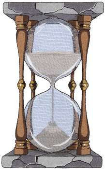 Hourglass Machine Embroidery Design