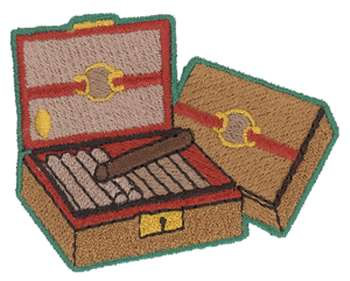 Cigar Box Machine Embroidery Design