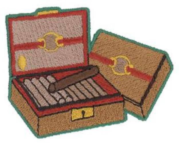 Picture of Cigar Box Machine Embroidery Design