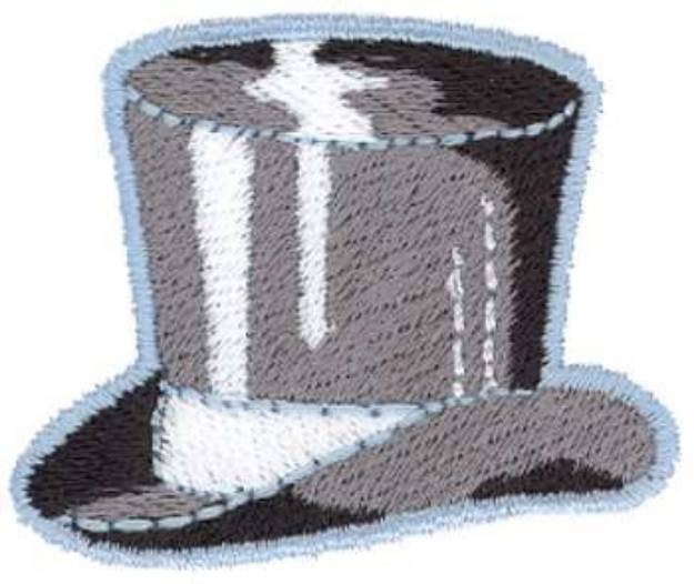 Picture of Top Hat Machine Embroidery Design