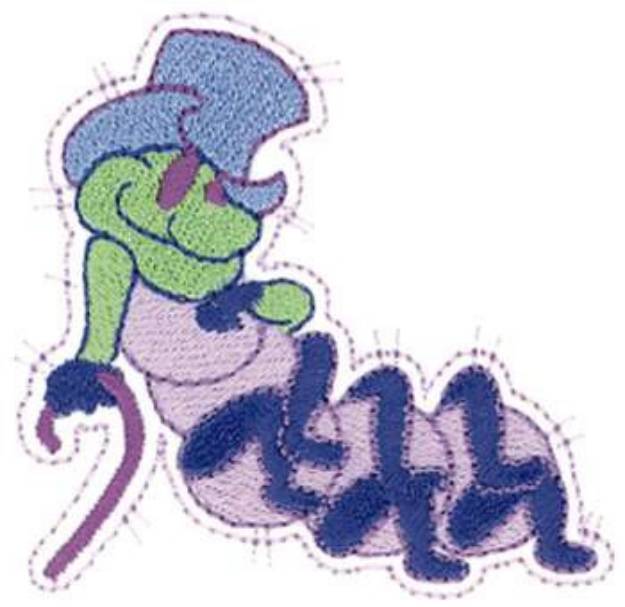 Picture of Sassy Caterpillar Machine Embroidery Design
