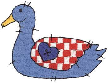 Patchwork Duck Machine Embroidery Design
