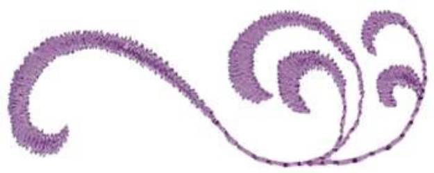 Picture of Scroll Swirl Machine Embroidery Design