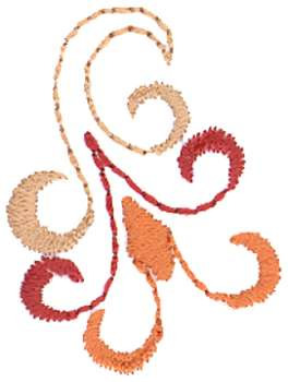 Swirls Machine Embroidery Design