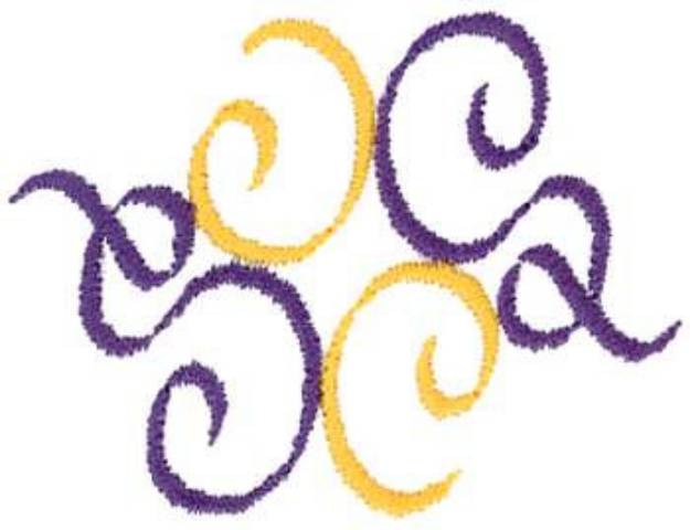 Picture of Scrolls Machine Embroidery Design