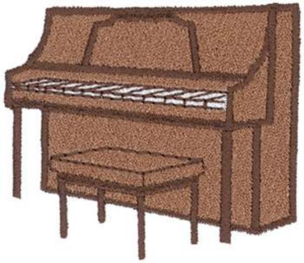 Picture of Upright Piano Machine Embroidery Design