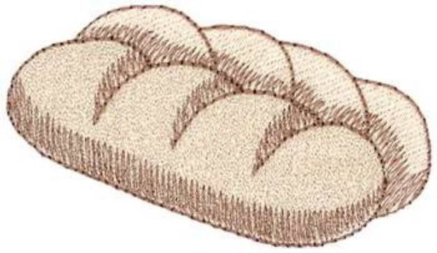 Picture of Braided Bread Machine Embroidery Design